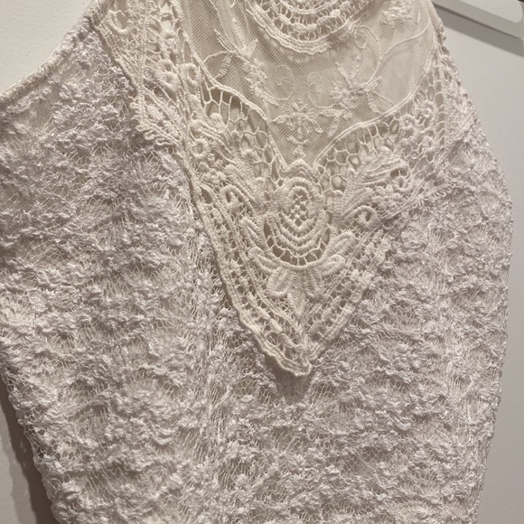 Abercrombie & Fitch Lace Crop Tank Top Size M - Picture 3 of 6